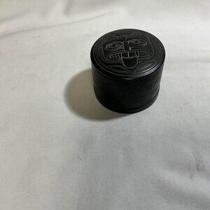 Pearlite Vancouver BC Handcrafted Aboriginal Indigenous Tribal Art Trinket Box